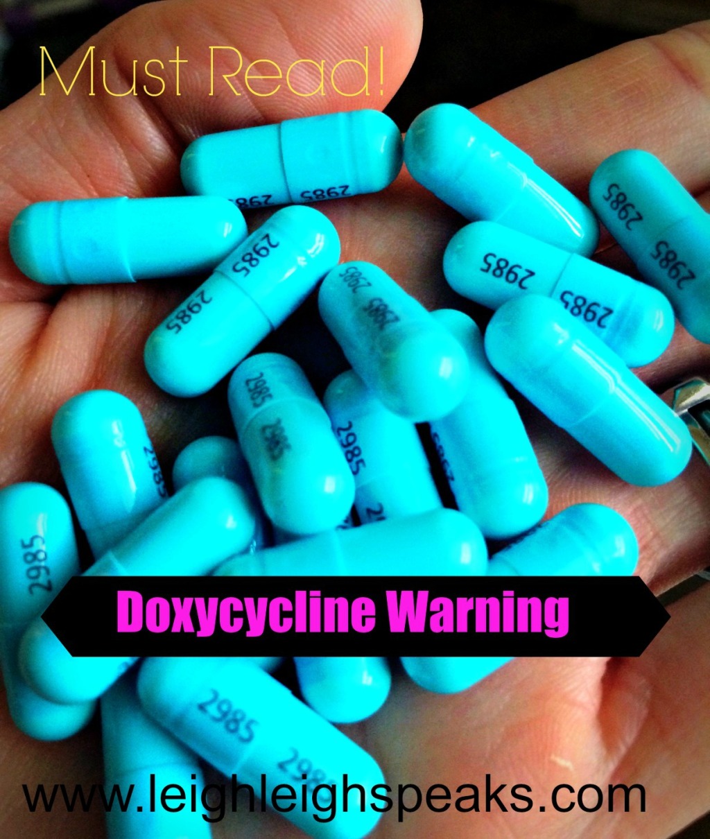 Doxycycline Hyclate…a must read if you are on this medication